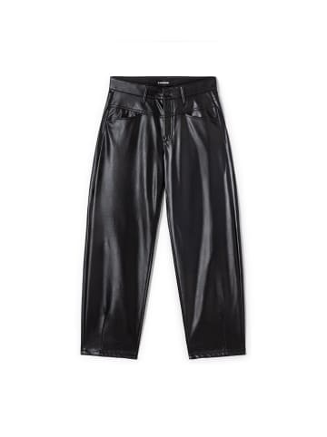 CAMBIO  Elin Kunstleder Barrel Hose in Deep Brown