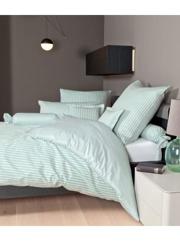 Janine Baumwoll Bettwäsche modernclassic in jadegrün