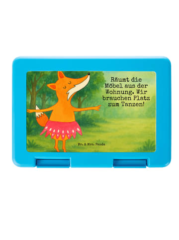 Mr. & Mrs. Panda Vesperbox Fuchs Ballerina Design mit Spruch in Weiß