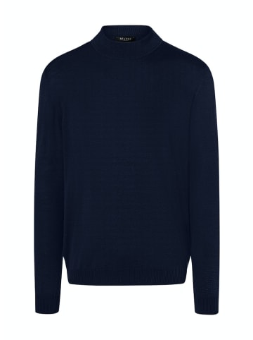 März Pullover Rollkragen 1/1 Arm in Blau