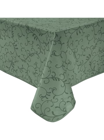 Erwin Müller Baumwollmischung Tischdecke Essen in salbei