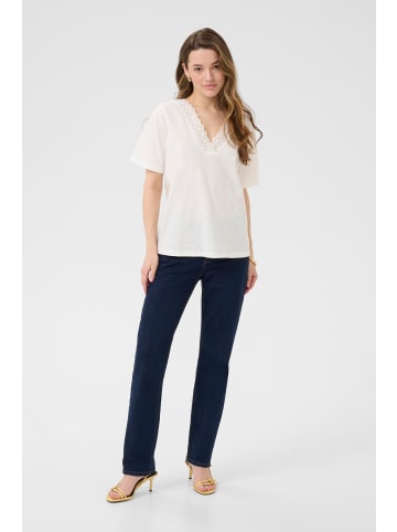 Kaffe T-Shirt kurzarm KAsofie Regular fit in Chalk