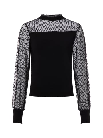 Zero Feinstrickpullover in schwarz - 0001