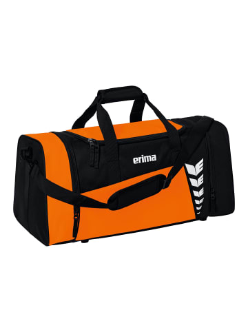 erima Six Wings Sporttasche in orange/schwarz
