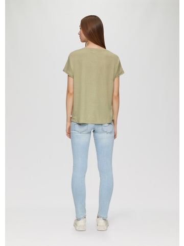 QS T-Shirt in 7282_helles olivgrün