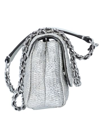 Guess Giully II Mini Bag Schultertasche 18 cm in silver