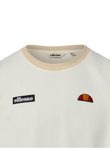 ellesse T-Shirt Ringetto in ecru