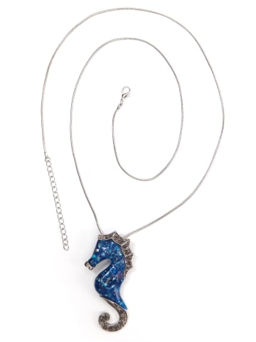 collezione alessandro Lange Kette " Filiz " in blau