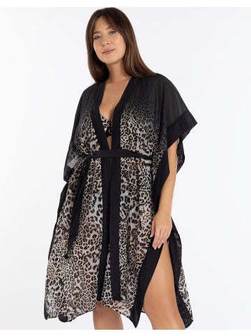 Marc and Andre Kimono LUXURY LEO in Braun