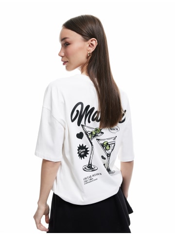 KOTON TSHIRT SS in Ekru