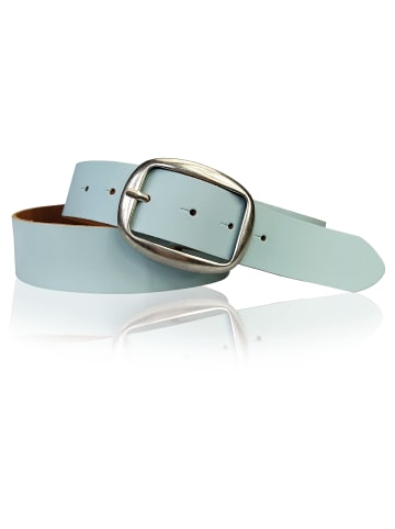 FRONHOFER Ledergürtel in Aqua