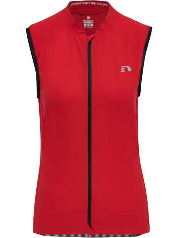 Newline Newline Gilet Core Radfahren Damen Windbeständig Wasserabweisend in TANGO RED