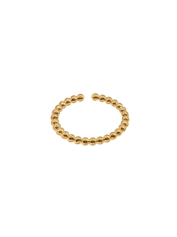 Steel_Art OneSize Ring Damen Isotta silberfarben poliert in goldfarben