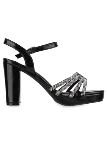 VAN HILL Riemchensandaletten Celia in Schwarz