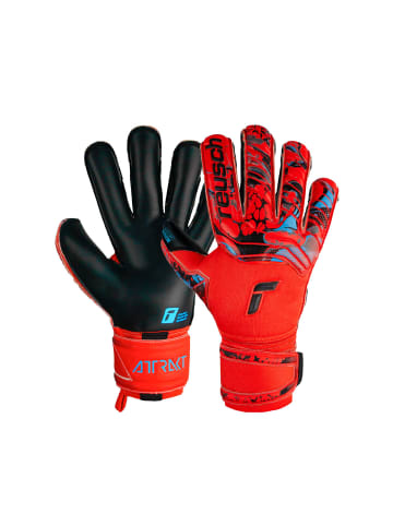 Reusch Torwarthandschuhe Attrakt Gold X Evolution Cut in 3333  brig red/futr blu/blck