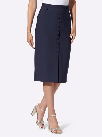 Heine Bleistiftrock in marine