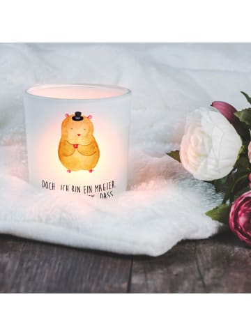 Mr. & Mrs. Panda Kerzenlicht Hamster Hut mit Spruch in Transparent