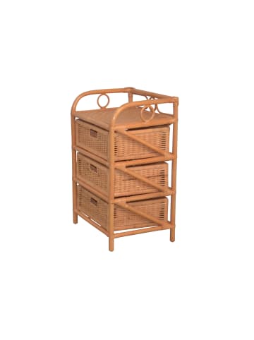 möbel-direkt Rattanregal Rully in honigfarben