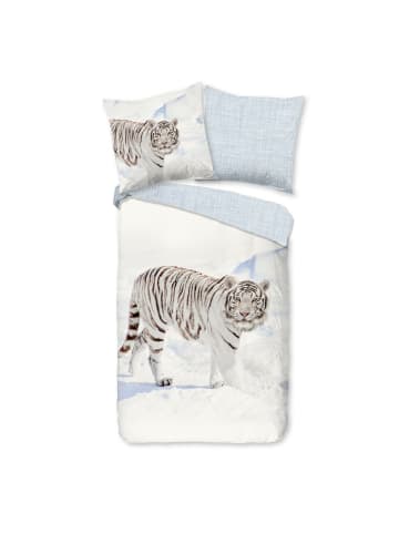 Traumschlaf Bettwäsche Tiger in off-white