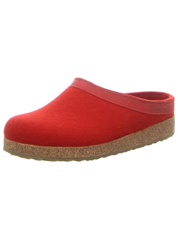HAFLINGER Hausschuhe in rot