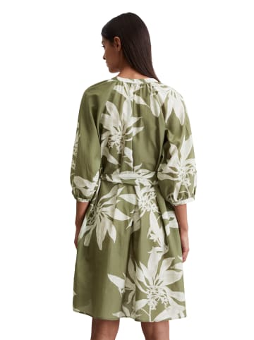 Marc O'Polo Kurzes Print-Kleid relaxed in multi/forest moss