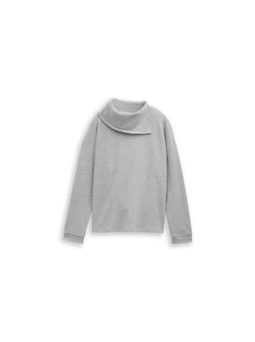 Tom Tailor Sweatshirt in medium silver grey melange