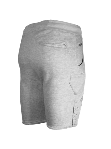 PAULGOS Jogginghose Design Trachten Lederhose Bermuda Shorts Kurz JOK6 in Hellgrau