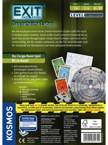 Kosmos EXIT® Das geheime Labor (F) in Mehrfarbig ab