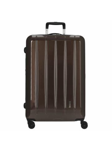 Check.In London 2.0 - 4-Rollen-Trolley 75 cm (orange) in carbon champagner