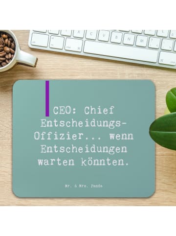 Mr. & Mrs. Panda Mousepad Spruch ZeichenO Entscheidungen mit Spruch in Meeresbrise