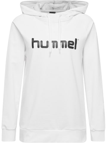 Hummel Baumwoll-Hoodie Hmlgo Cotton Logo Hoodie Woman in WHITE