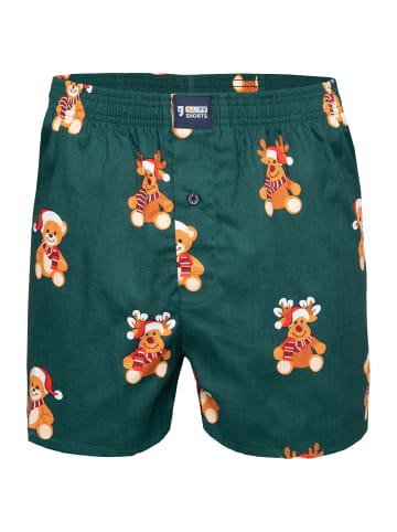 Happy Shorts Boxer Christmas in Teddy & Reindeer