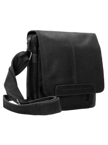 The Chesterfield Brand Wax Pull Up Umhängetasche Leder 22 cm black