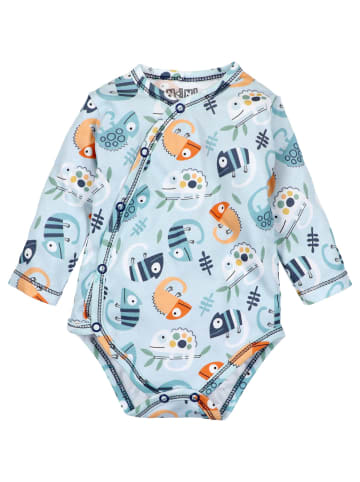 Nini Langarmbody Chamäleon in blau