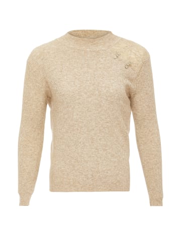 paino Damen Strickpullover in Taupe