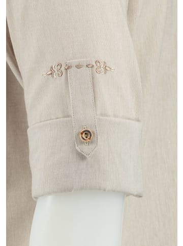 OS-Trachten Trachtenhemd Rimeda in mittelbeige