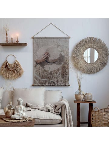 Chic Antique Leinwand Weizen in Braun | Beige