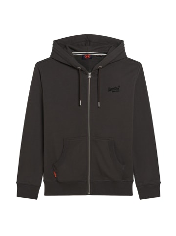 Superdry Sweatjacke in Vintage Schwarz