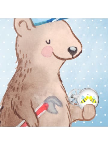 Mr. & Mrs. Panda Stöpsel Waschbecken Biene Liebe ohne Spruch in Weiß