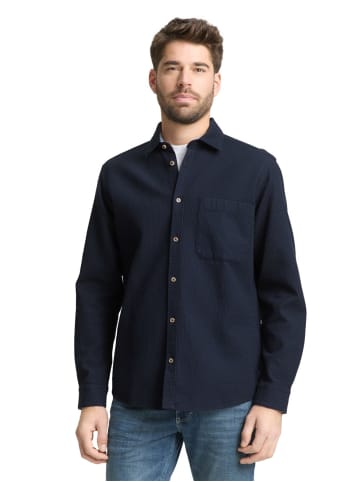 Tom Tailor Hemd LIGHT STRUCTURED SHIRT in Blau