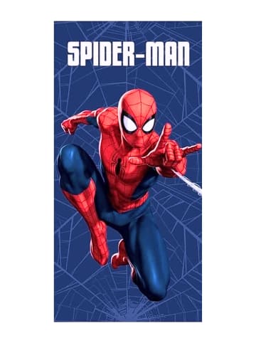Spiderman Strand-/Badetuch Spider-Man - (L) 140 cm x (B) 70 cm in Blau