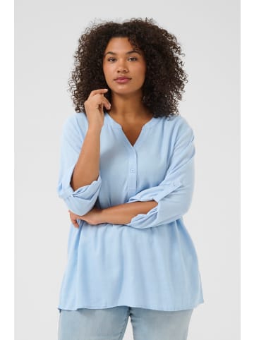 KAFFE curve Langarm-Bluse KCmille Loose fit in Soft Chambray
