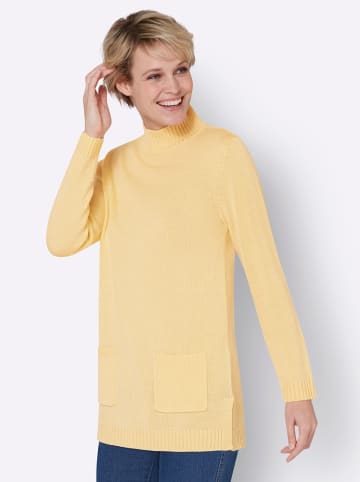 Sieh an! Longpullover in vanille