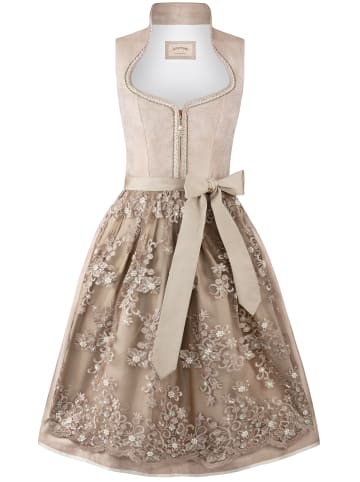 Stockerpoint Midi Dirndl "Adriene" in taupe