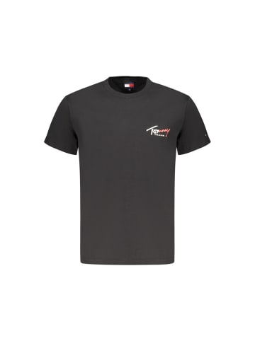 Tommy Hilfiger Schwarzes Baumwoll-T-Shirt