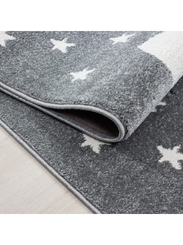 KADIMA DESIGN Kinderteppich Waschbar Niedliche Katze LAGO Strapazierfähig OEKO-TEX
