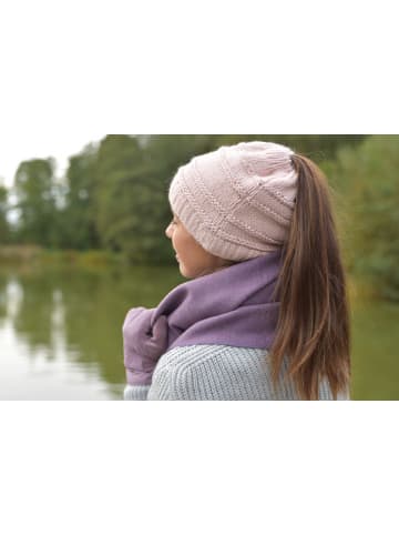 styleBREAKER Strick Mütze in Hellbraun