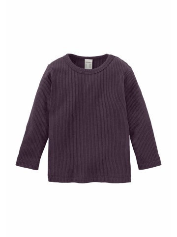 Hessnatur Shirt Regular in dunkle traube