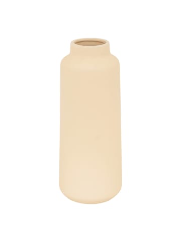 Atmosphera Créateur d'intérieur Keramikvase TILA in Beige, Ø 12 cm