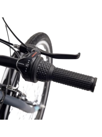 S'COOL Kinderfahrrad - chiX 26 Zoll 3-Gang | ab 10 Jahre - Dark Grey/Aqua